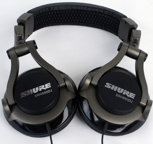 Imagen 5 de 10 de Auriculares Shure Srh550dj Para Deejay Dj Garantia Oficial
