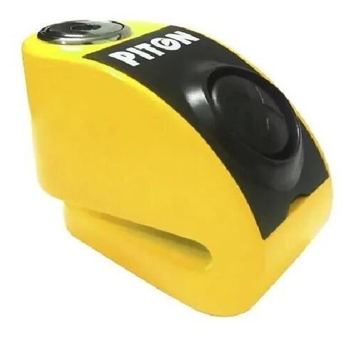 Imagen 2 de 8 de Candado Traba Disco 6mm Candado Moto Con Alarma Piton Z6
