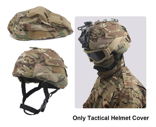 Azb Tactical Airsoft Casco Cover Con Bolsa De Contrapeso El