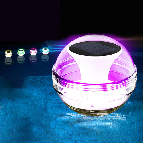 Lámpara De Noche Resistente A La Lluvia Con Luz Flotante De
