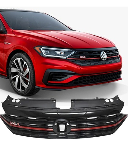 Parrilla Jetta 7 Gli 2019 2020 Con Moldura Roja Nueva!!