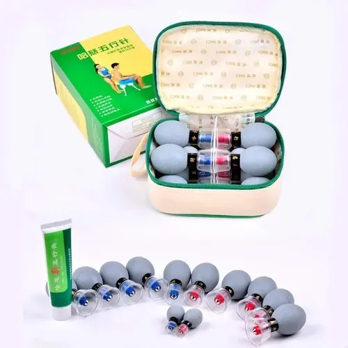Ventosas Faciales Con Magnetos Haci 12pz Celulitis Arrugas