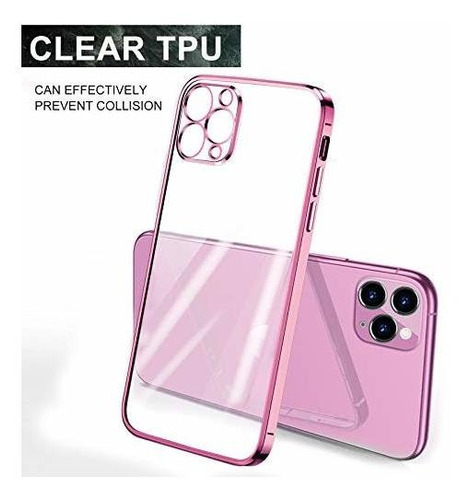 Estuche Para iPhone 11 Pro Silicona Tpu Transparente Suave H