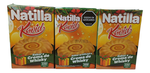 Natilla Kavid Whisky X 3 Und - Unidad a $1322