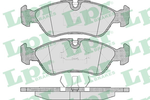 Pastillas De Freno Lpr Delantera Chevrolet Opel Astra (f) 2.