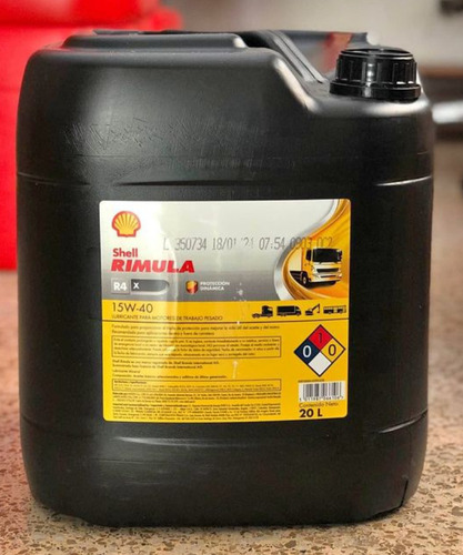 Paila De Aceite 15w40 Diesel Shell
