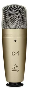 Micrófono Behringer C-1 Condensador Cardioide color dorado