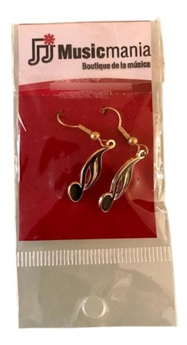 Aretes De Nota Musical Semicorchea