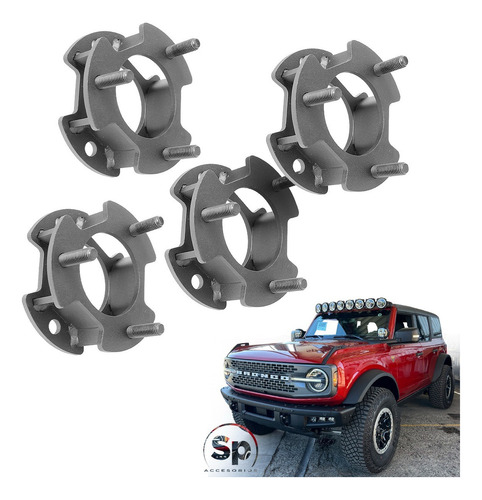 Kit Aumentós Delanteros Y Traseros 2 PuLG Ford Bronco