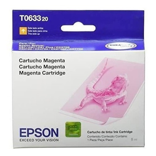 Cartucho Epson T0633 20 Color Magenta Original