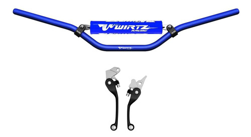 Manubrio X6 Azul + Manija Azul Yamaha Yz 125 01-07 Wirtz