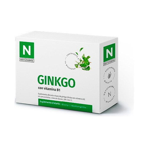 Natufarma Ginkgo Con Vitamina B1 X60 Comprimidos