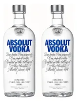Comprar Vodka Absolut Azul Clasic Importado 700 Ml X2 Zetta Bebidas