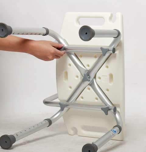 Silla de baño y ducha Aijia FST5104 de aluminio