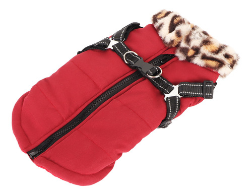 Chaqueta Cálida Con Cremallera Para Perros, Reflectante, Res