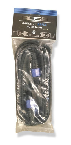 Cable Ross Speakon - Speakon De 6 Metros Para Bafle - Envios