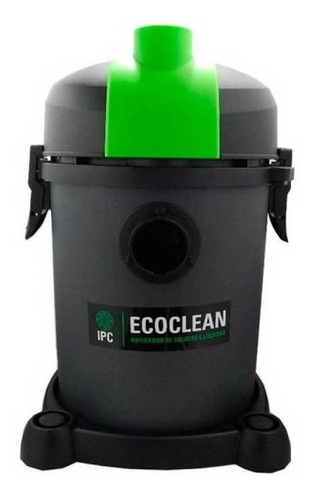 Aspirador De Pó Ipc Ecoclean 18l Preto E Verde 220v