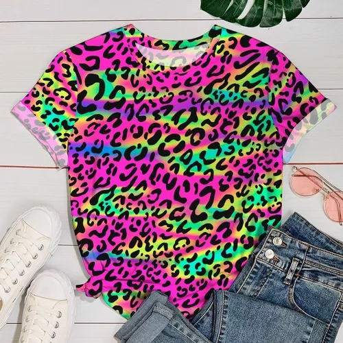 Blusinha Cropped Blusa Camiseta Thsirt Feminina Mini Blusa Verão Tendência  estampas coloridas cores Neon coração LGBTQ+