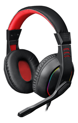 Fone De Ouvido Headset Gamer Redragon Ares Rgb H120 Preto