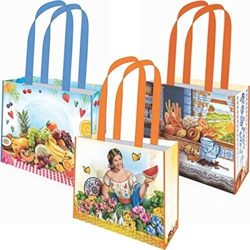 3 Bolsas Grandes Ecológicas Gran Durabilidad Diseño Mexicano