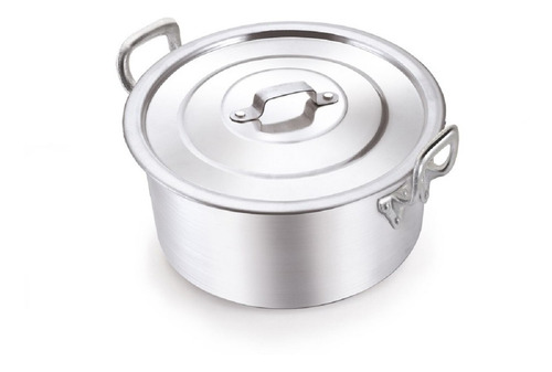 Olla De Aluminio 6 L 26,3x12 Cm Con Tapa Hotel Nacional