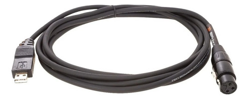 Cable Xlr Hembra A Usb-a 3m Serie Black Roland Rcc-10-usxf