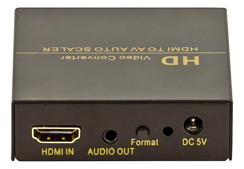 Cirilo Cabos convertidor de vídeo hdmi a av escalador automático kit con 5