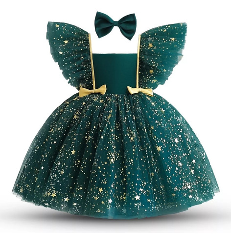 Vestido De Tul Para Niña Pequeña, Vestido De Fiesta Co