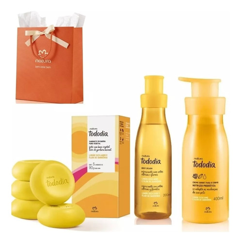 Kit Natura Limão Siciliano E Flor De Gardênia Presente