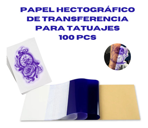 Papel Hectografico Dragoart De Transferencia Tatuaje 100pzs