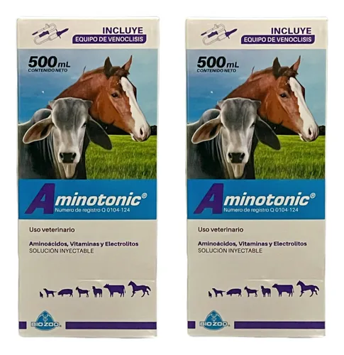 comprar Aminotonic 500 Ml Biozoo Vitaminas 2 Unidades