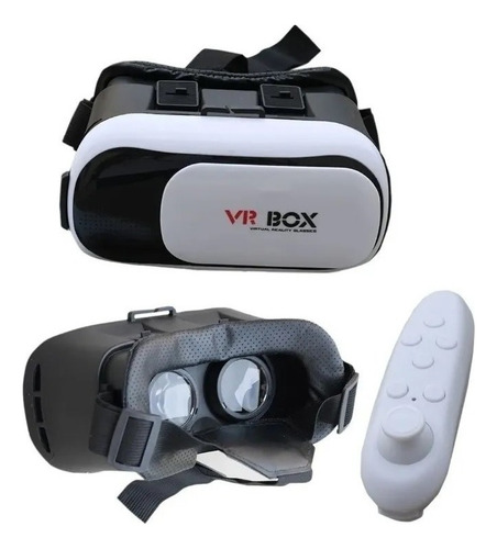 Lentes De Realidad Virtual Vr Box 360°+ Control Vr Bluetooth