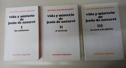 Vida Y Misterio De Jesus De Nazaret * 3 Tomos * Martin J.