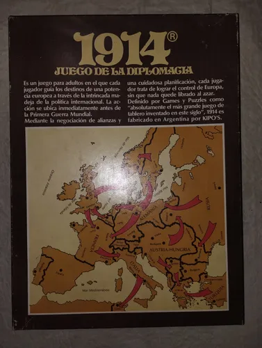 1914. Juego De La Diplomacia. Para Adultos (Usado)