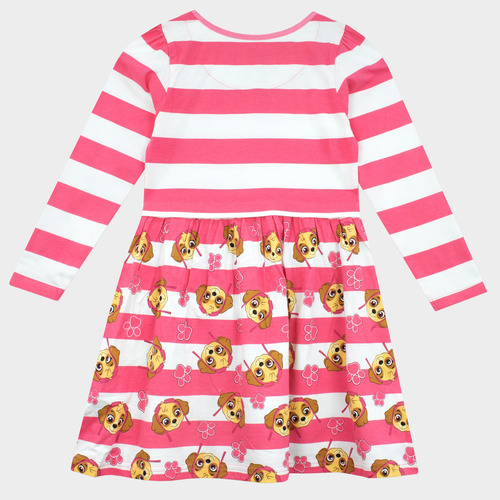 Vestido De Skye De Paw Patrol Suave De Algodón Para Niñas