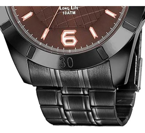 Relógio Masculino Seculus Long Life 35020gpsvpa2