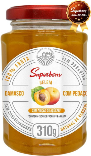 Geleia De Damasco 310g - Superbom.