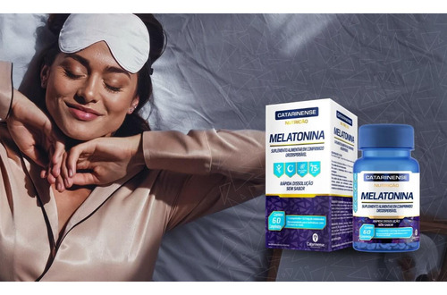 Kit 2 Melatonina Catarinense Sem Sabor 60 Comprimidos