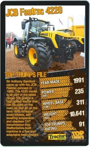 Juego De Cartas Top Trumps, Mejores Tractores