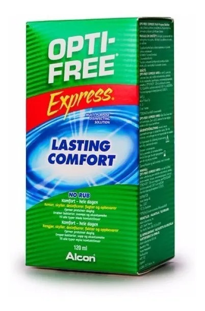 Soluciones Para Limpieza De Lentes De Contacto Alcon Opti Free Express 120 De 120 Ml
