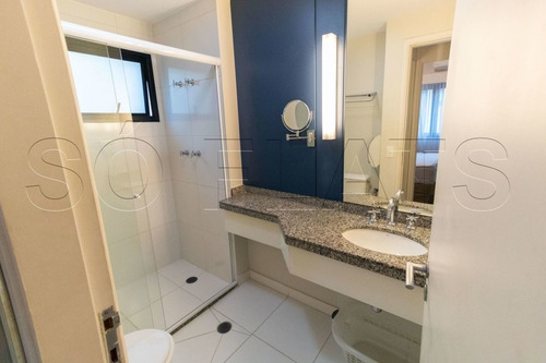 Imagem 6 de 15 de No Itaim, Flat Adagio, Fora Do Pool, Para Morar Ou Investir - Sf28708