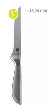 Imagen 2 de 4 de Cuchillo Deshuesador Profesional 6 Saba Unibody Carnicero