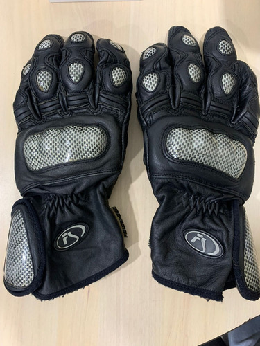 Guantes Para Moto Field Sheer Cuero Caña Larga Usados