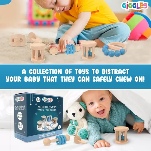 Giggles Montessori Juguetes Para Bebés De 0 A 6 Meses, Son