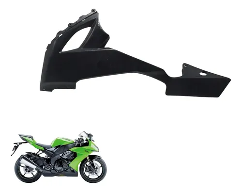Carenagem Spoiler Esq C/avar Kawasaki Ninja Zx10r 08-10 Orig