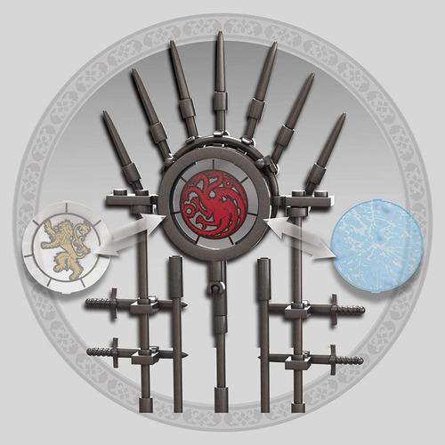 Mega Construx - Game Of Thrones - Trono De Ferro - 256 Peças