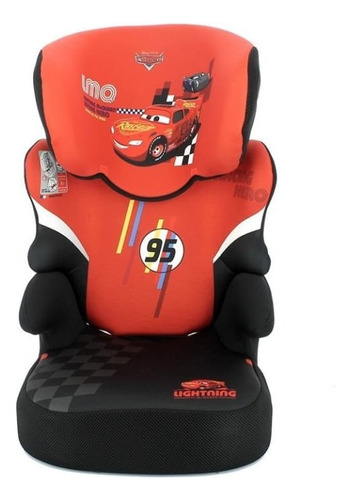 Autoasiento Disney Befix Cars Color Rojo con Negro