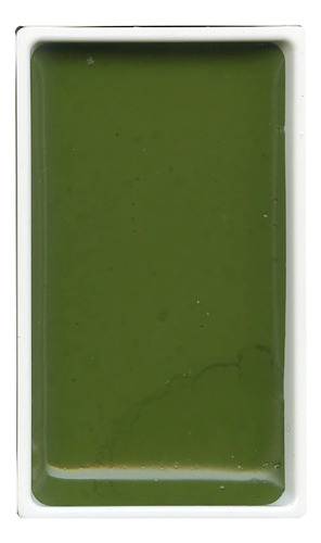 Acuarela Kuretake Gansai Tambi Pastilla X Unidad Color 54 Olive Green