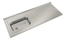 Comprar Mesada Johnson Acero Inoxidable 160x61 Bacha Simple C\u002Fenvio