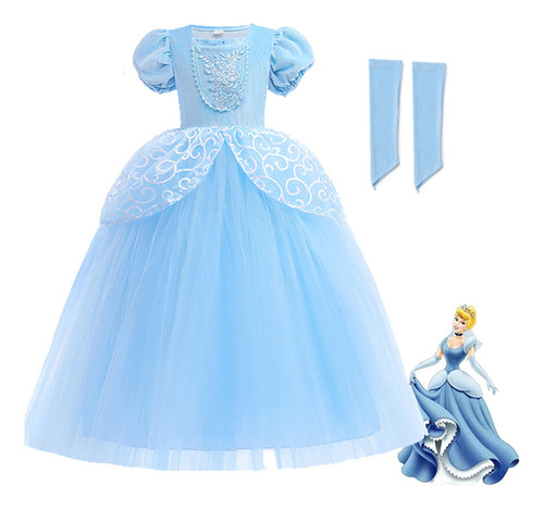 -vestidos De Cenicienta For Niñas De Princesa, Disfraz De C